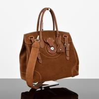 Ralph Lauren Ricky Bag, Brown Suede - Sold for $1,375 on 08-20-2020 (Lot 160).jpg